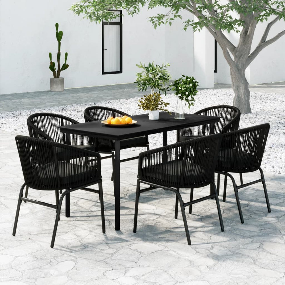 Ensemble à manger de jardin 7 pcs