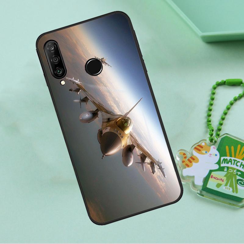 Fighting Plane Aircraft For Huawei Nova 10 9 SE 5T 12s 12i 11i Y91 Y90 Y60 Y70 Y72 Y61 P20 P40 P30 Lite P60 Pro Case