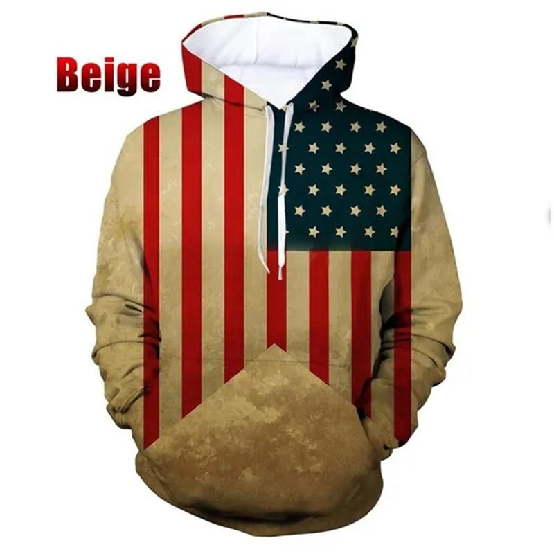 

Американский флаг US Dream Emblem Hoodie Мужская одежда 3D Printed USA Spirit Hoodies Women Harajuku Fashion y2k Pullover Hooded Hoody M