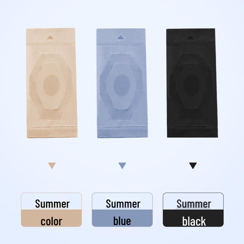 Dámský ultratenký bezešvý návlek na ochranu kolen: Protiskluzové, Hřejivé, Prodyšné a Neviditelné na Jaro/Léto