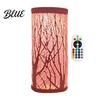 Romantic Accent Light USB Butterfly Projector Lamp RGB 16 Colors Decorative Lamp with Remote LED Desk Control Hollow-out Night for Bedroom