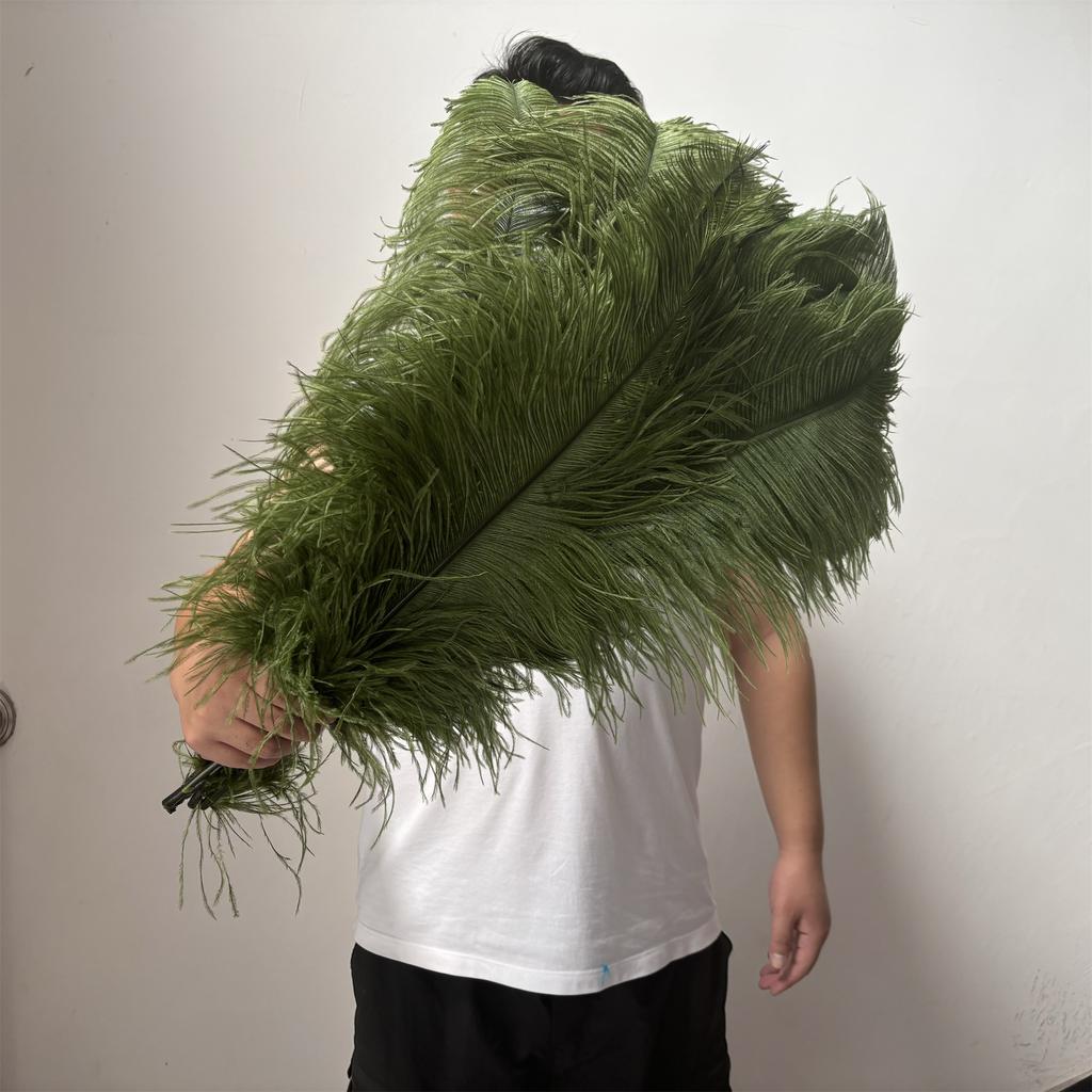 10pcslot 55-60cm Ostrich Feather for Crafts Party Wedding Decor Plumes Ostrich Table Centerpieces White Feathers Decoration