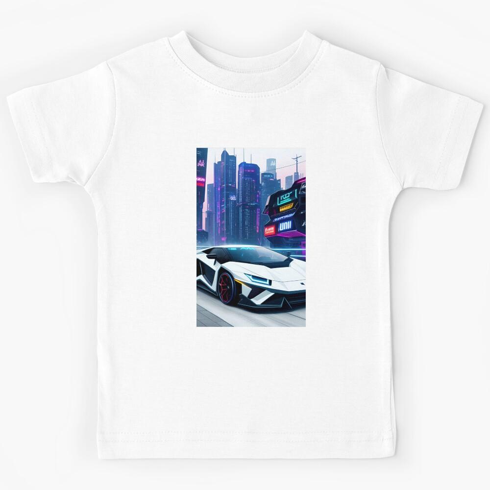 A.I INK | Futuristic Cyberpunk Supercars Kids T-Shirt 170