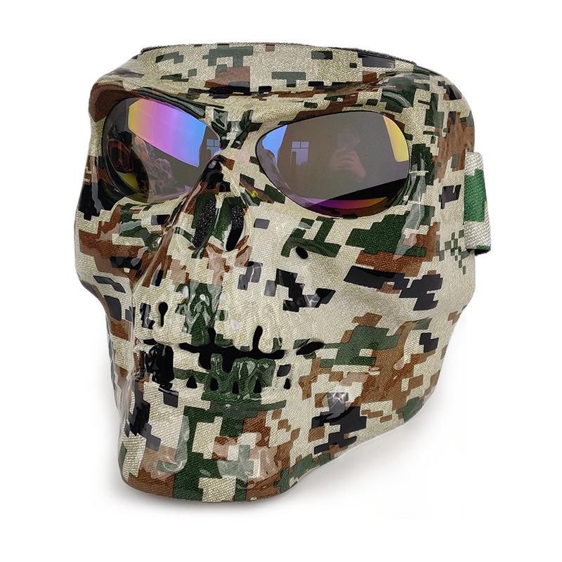 Glasses Water Turning Ghost Head Goggles Mask Motorcycle Riding Mask Windproof Warm Outdoor Protection