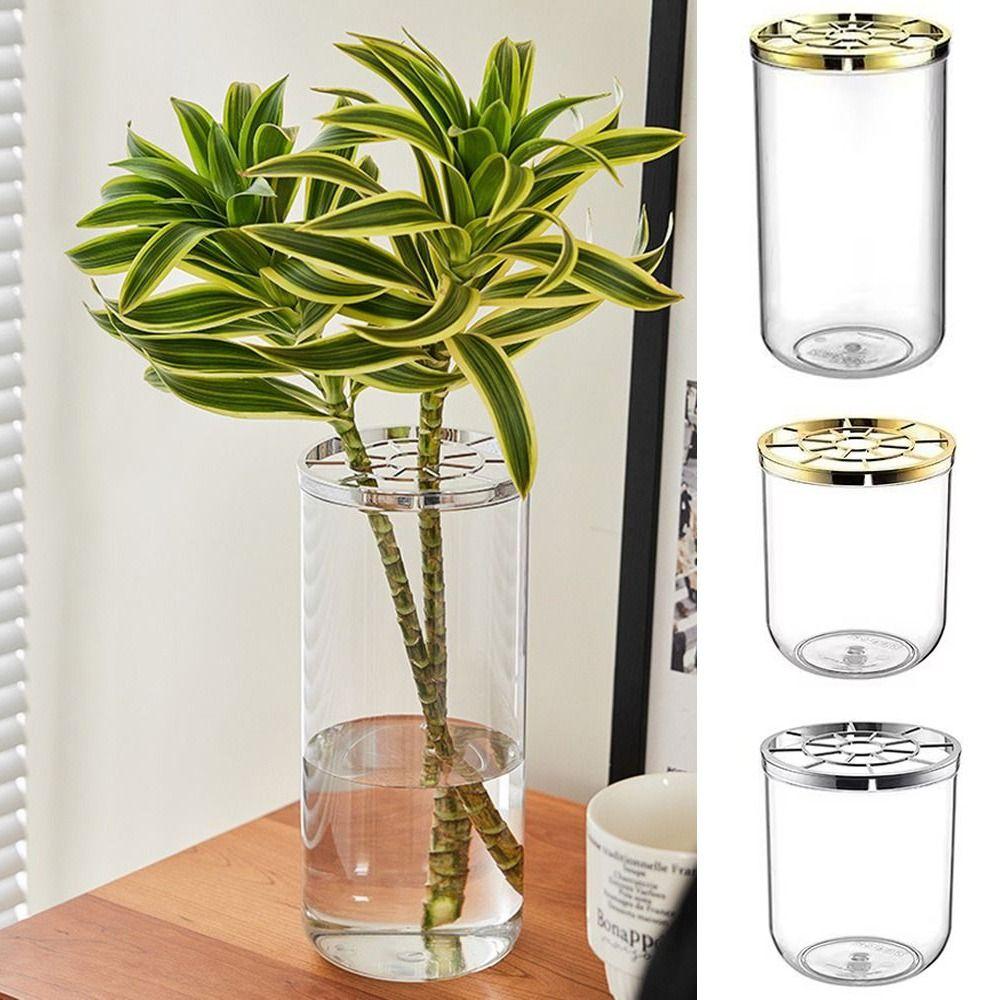 Creative Hydroponic Flower Vase Unbreakable Clear Cylinder Vase  Wedding Centerpieces