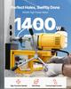 Magnetic Drill 1400W 2922 Lbf Mag Drill Press 2 In Boring Diameter 0-750 RPM
