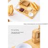 Bamboo Tray Stand Indoor Plate Nursery Plant Holders Garden Saucers Storage Desktop Bonsai Decoration