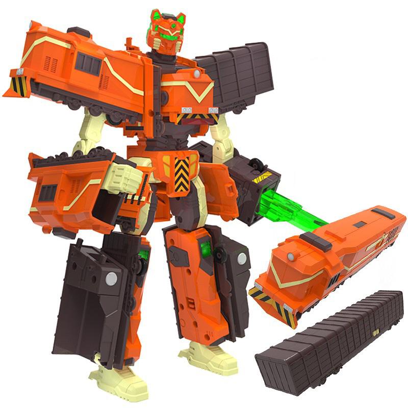 2 IN 1 China High-Speed Railway Super Train Robot Transformation Toy Deformation Train Action Figure CHSR Toy for Kids Toys