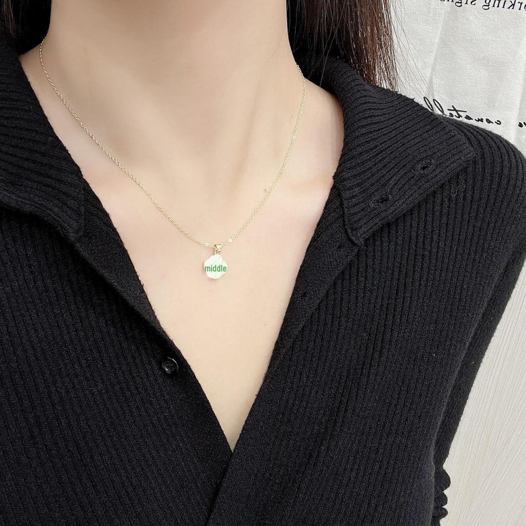 Emerald Four-Leaf Clover Necklace: Elegant, Stylish, and Versatile for Women