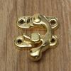 Gift Box Clasp Suitcases Wooden Box Lock Hardware Hasps Concealed Buckle Lock Hook Horn Lock
