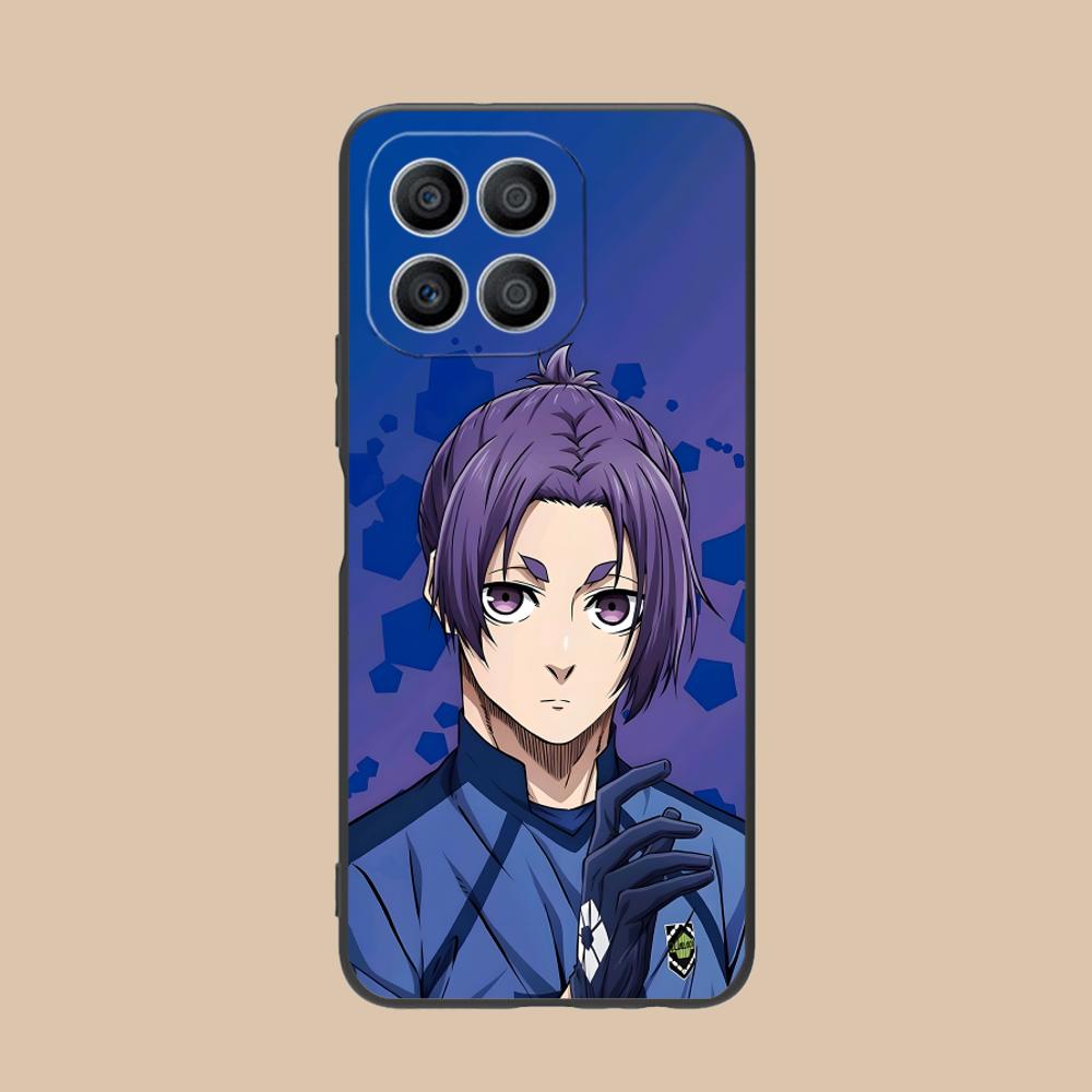 Blue Lock Reo Mikage Matte TPU Mobile Phone Case for Honor 90 80 70 60 50 30 20 10 9 8 7 Pro S SE Lite 5G Printing Cover