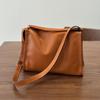 Genuine Leather Large Capacity Women's Bag Versatile Commuting Soft Cowhide Shoulder Crossbody Bag