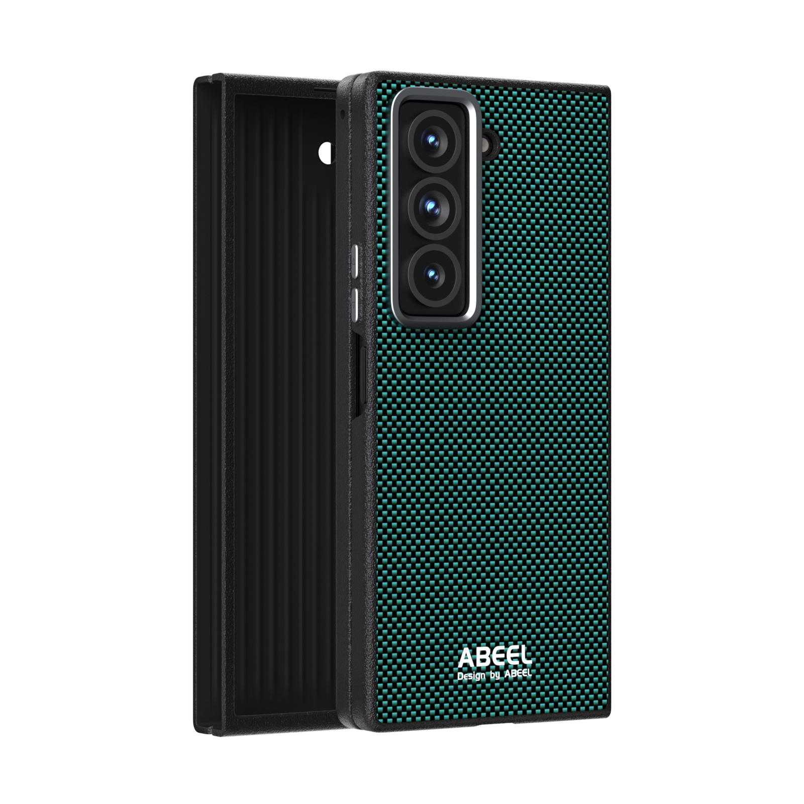 

Высококачественный чехол-книжка из углеродного волокна с магнитной застежкой для Samsung Galaxy Z Fold 7 6, металлический чехол с защитой объектива, противоударный For Galaxy Z Fold 7