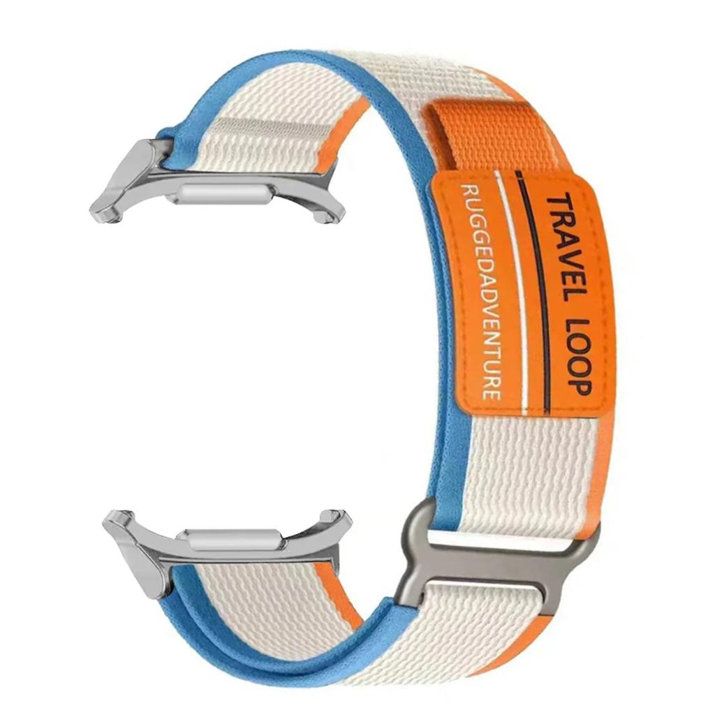 Nylon Travel Loop Strap for Samsung Galaxy Watch 7 Ultra 47mm Men Sport Band for Galaxy 7 47mm ultra NO Gaps Curved End Bracelet