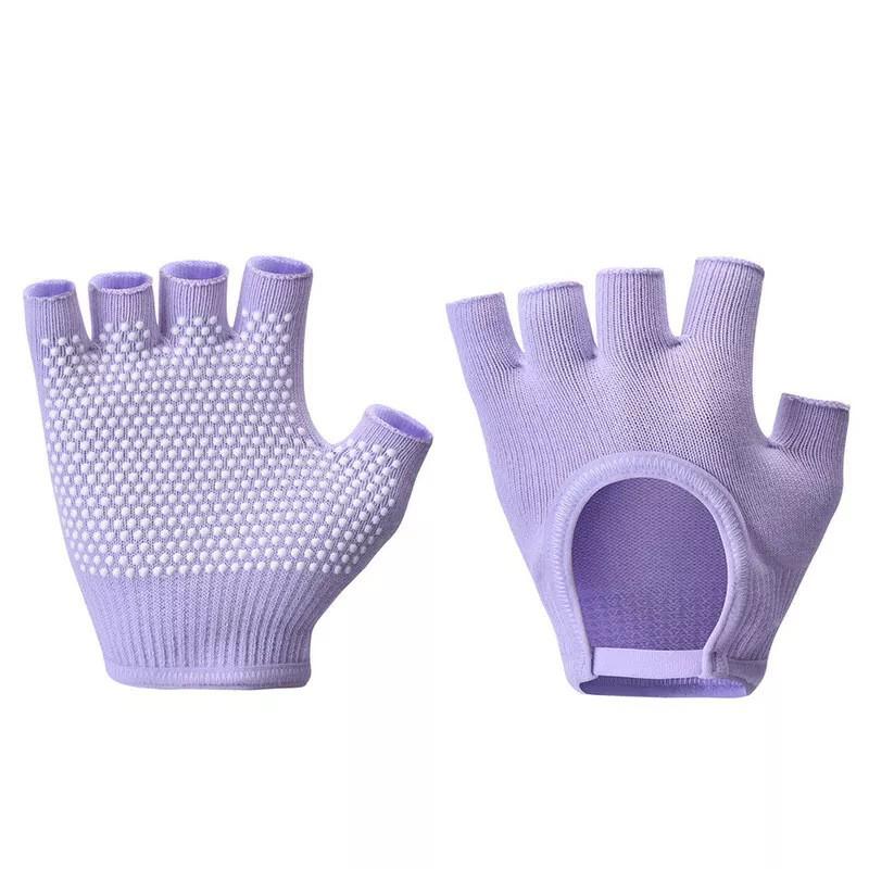 Hollow Anti-Slip Sweat-Absorbing Yoga Gloves