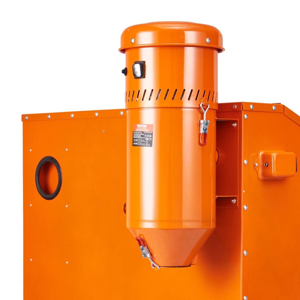 Dust Collection System: 1450W Dust Collector Media Reclaimer with 1.8 Gallon Capacity - Universal Fit for Sandblaster Cabinets and Media Blasters
