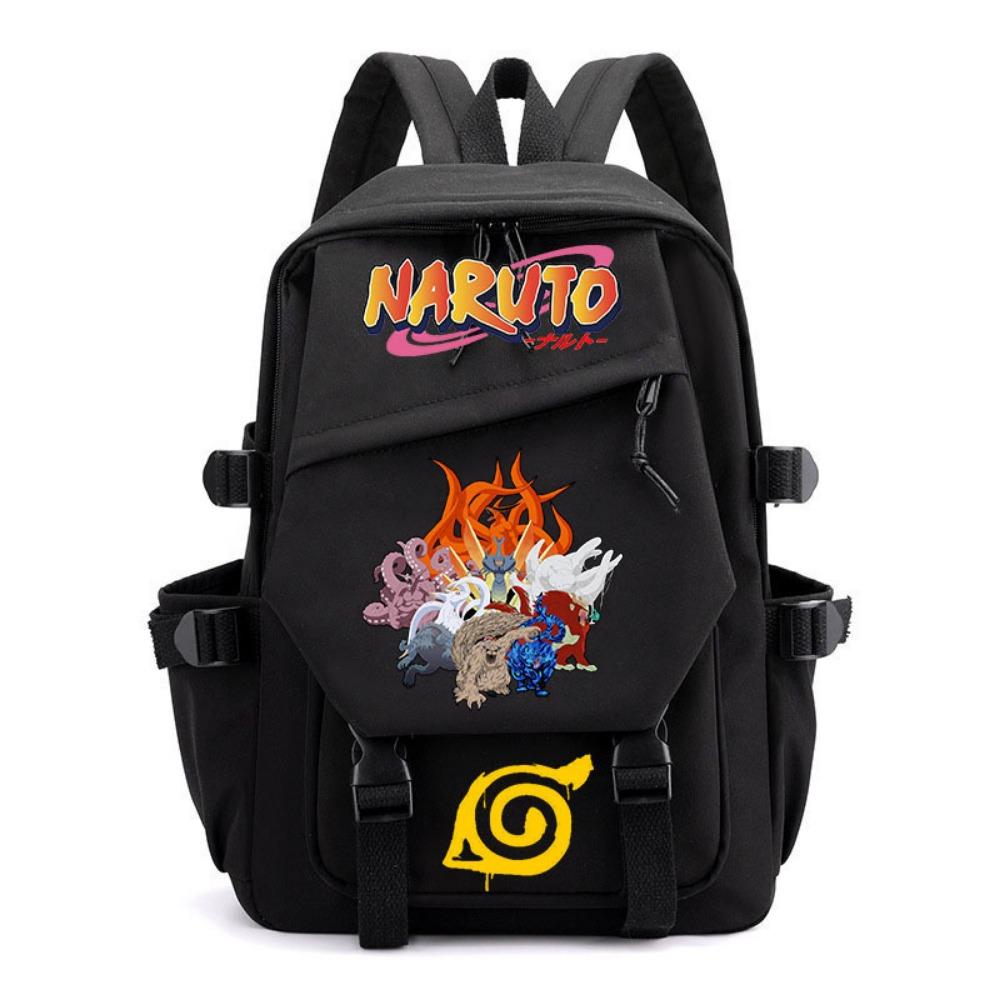 Anime Naruto Schoolbag Children's Backpack Elementary School Bag Boys and Girls Junior High School Students College Students Campus Backpack