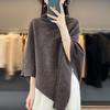 Women Shawl Autumn Winter Turtleneck Pullover Wraps Grace Soft Warm Knitted Sweater Female Clothing Korean Tops
