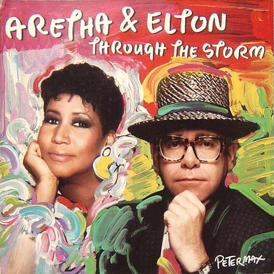 

7inch Record ARETHA FRANKLIN & ELTON JOHN - Through The Storm AS19809 Arista 1989 US Dance & Electronica Used