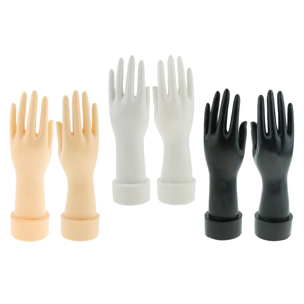 3 colors shop window doll finger model ring bangle jewelry display
