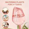 Automatic Plant Watering Bulbs Self Watering Pink Tulip Design Water Feeder Globes for Indoor Outdoor Plants Drip Irrigation