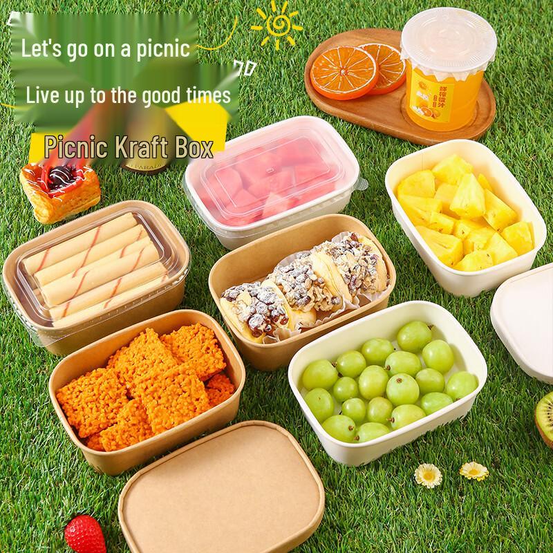 MOLUONA Disposable Paper Meal Boxes