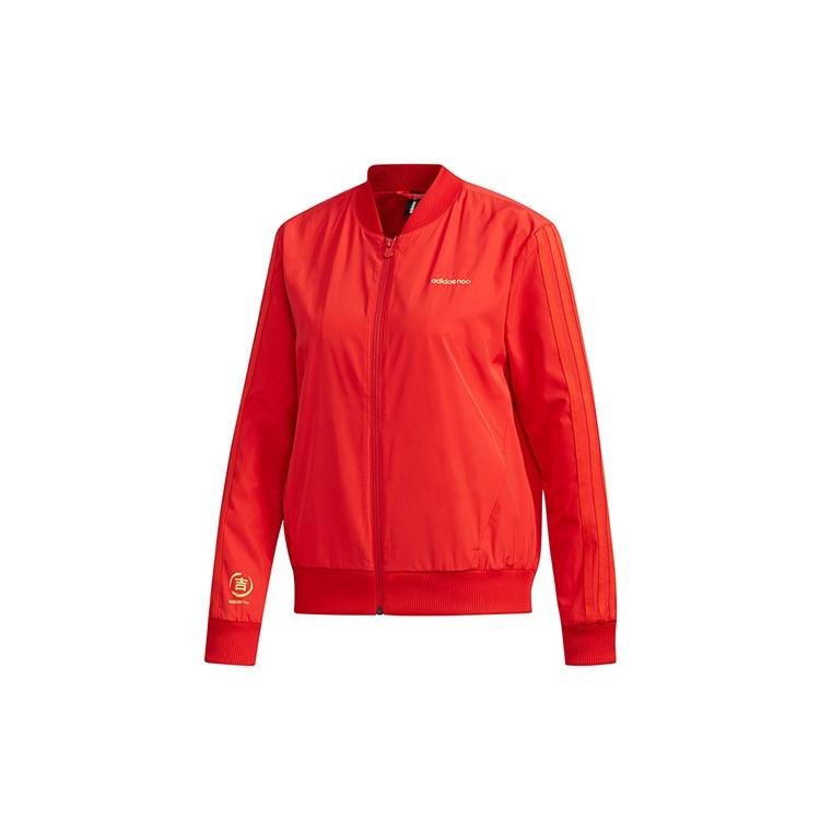 (WMNS) adidas neo JKT Casual Sports Jacket Red Women s DZ7606 S