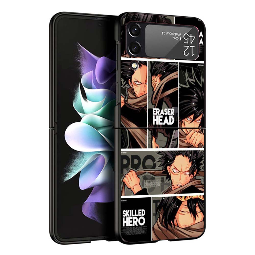 My Hero Aizawa Shouta Phone Case For Samsung Galaxy Z Flip7 Flip6 5G Flip5 Flip4 Flip3 ZFlip 7 6 3 4 5 Shockproof Back Cover Gal
