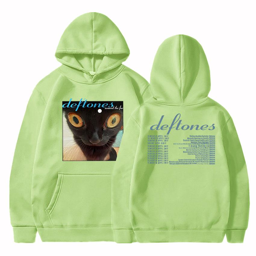 Deftones Hoodie for Autumn/Winter Fashion Comfortable Sweatshirts with Hooded Harajuku Clothing Ropa Hombre Retro Soft Pullovers