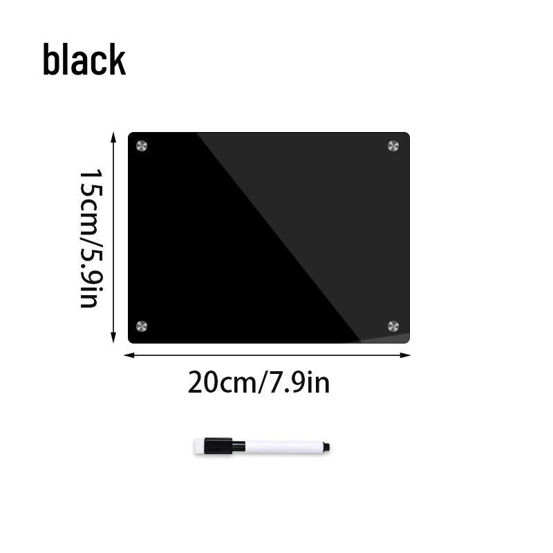 2mm Magnetic Acrylic Dry-Erase Board: Weekly Planner & Daily Calendar Refrigerator Magnet