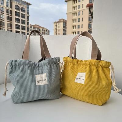 Sac Portable pour enfants, sac à déjeuner, emballage isolant, pochette de pique-nique alimentaire pour enfants, pochette de rangement à cordon Simple
