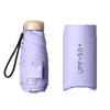 Compact Ultralight Umbrella: Five-Fold, UV Protection, Dual-Use for Sun & Rain