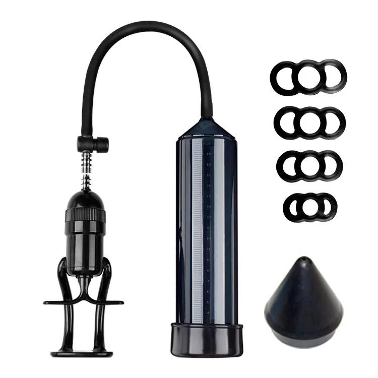 Penis Pump Cock Enlargement for Men Glans Sucking Extender Male Masturbator Medical Exerciser Erotic Sex Toys Adults Shop