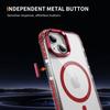For iPhone 14/13 Clear Phone Case with Lens Kickstand Cover Compatible with MagSafe