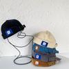 New Landlord Hat Corduroy Men's and Women's Hats Personalized Sewing Label Yuppie Retro Hip-hop Melon Hat Couple Tide