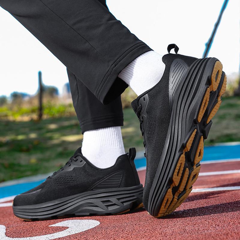 Men's Wide Fit Lightweight Mesh Running Shoes with Soft Sole & Shock Absorption for Spring/Autumn 2026