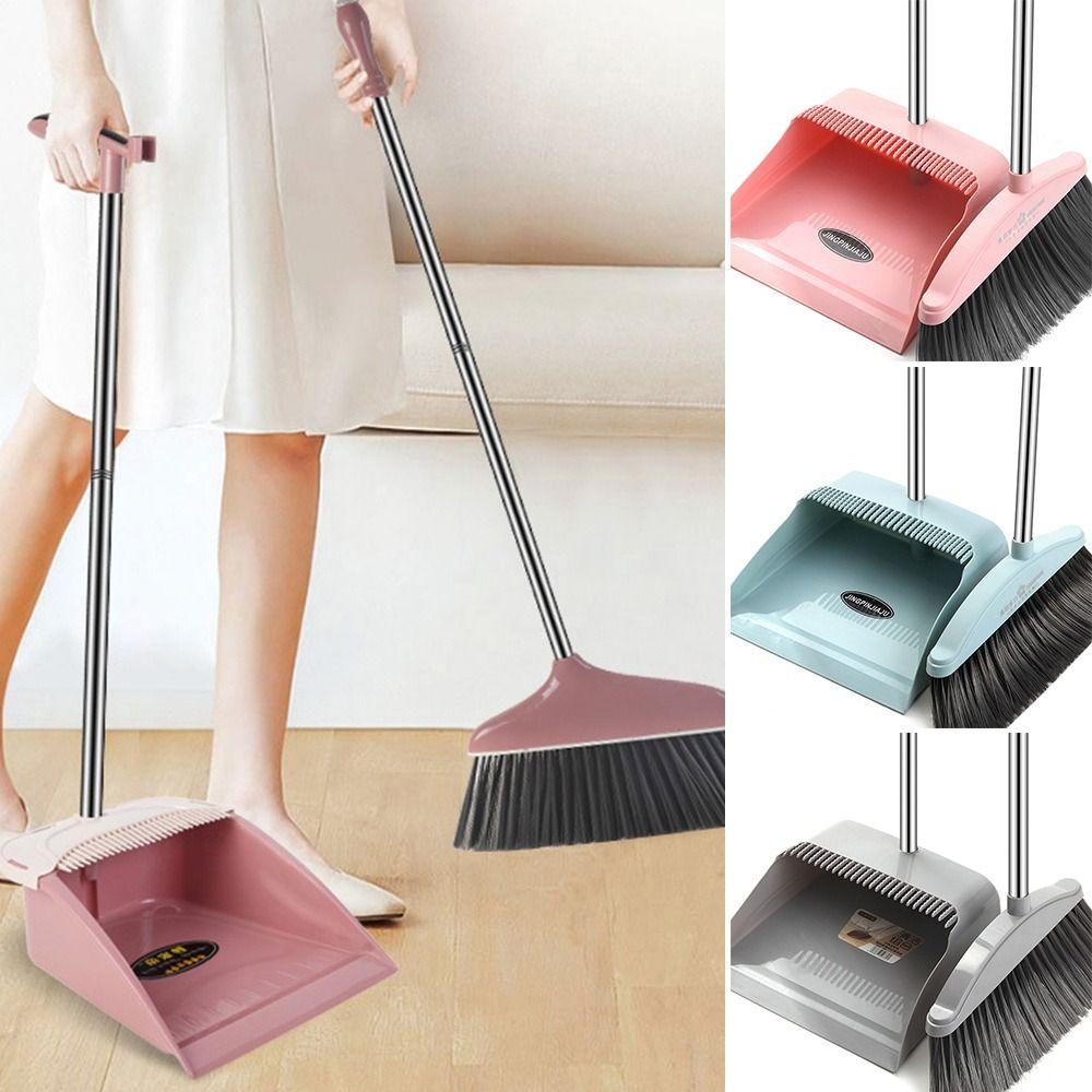 

Практичный домашний мусор лопата Бытовой веник Для пылесборника Набор для уборки мягких волос Метла