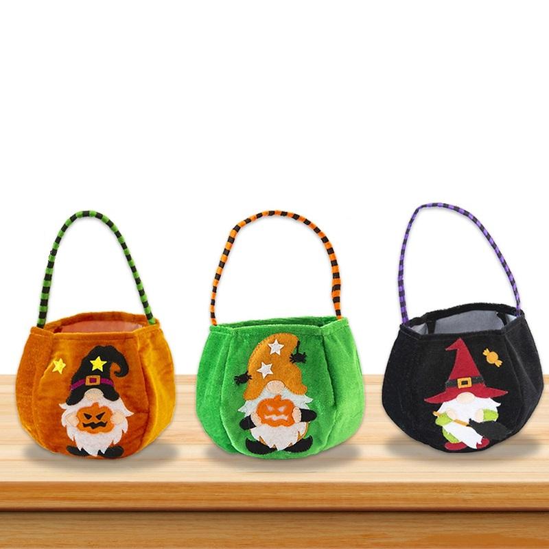 

1PCS Конфеты Сумка Хэллоуин Украшение Мультфильм Лесной человек Кукла Конфеты Сумки