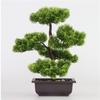 Artificial Pine Bonsai Tree With Pot For Office Decor And Indoor Greenery