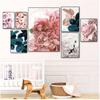 Art Print Pictures for the Home Living Room Decoration Nordic Style Classic Rose Peony Flower Posters and Paintings On the Wall