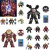 Marvel Avengers Superhero Building Block Set Pg Adult Collection Iron Man Hulk Thor Captain America Groot Abs Plastic 8cm Height