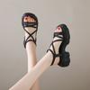 Beach Outdoor Platform Women's Sandals Roman Style Summer 2025 Offers High Quality Trending Comfortable Luxury Ladies Shoes Sale