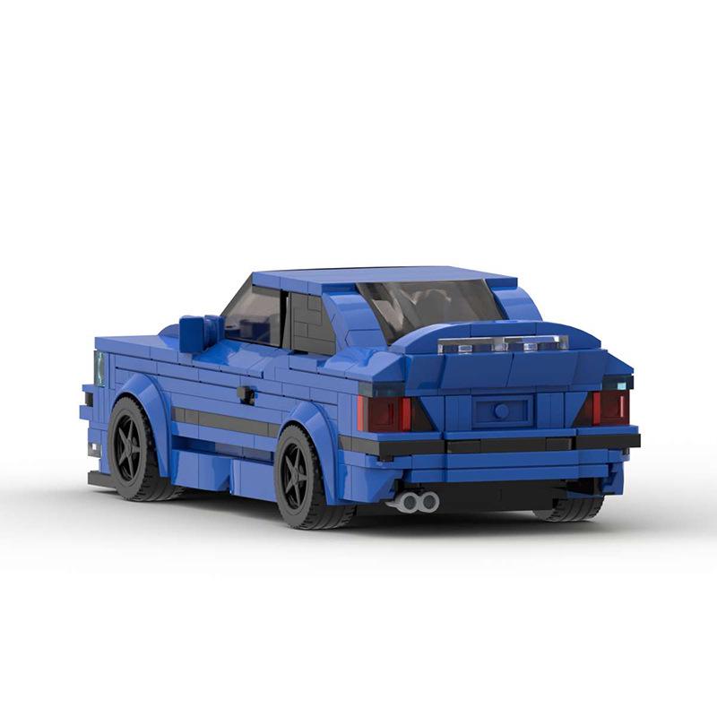 Cross-border MOC-Compatible Lego BMW M3 E36 Building Blocks - 8-Stud Car Model Toy for Boys