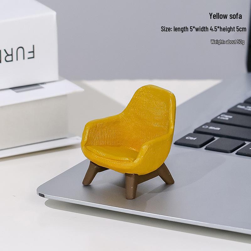 Frog Rocking Chair Cute Healing Decoration – Desktop Ornament for Office or Home