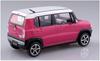 Aoshima Bunka Kyozaisha The Snap Kit Series Suzuki Hustler Candy Pink Metallic Color Coded Plastic Model 01B 1/32