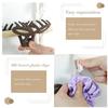 Hair Claw Clip Organizer,Macrame Hanging Hair Clip Holder and Storage for girls,Claw Clips Hanger Home Boho Decor for Wall,Door,Closet