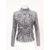 Specchio Long Sleeve Rose Flower Ts 441 144