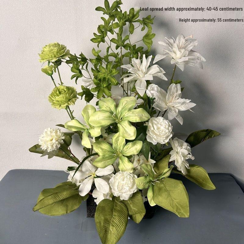 Silk Eucalyptus Wedding Table Runner: Floral Arrangement & Engagement Decor