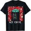 Anti Valentines Day Cat Not For Me Funny Women Girls Girls T-Shirt