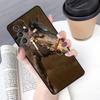 Schöne schwarze Pferd Handyhülle Cover Für Samsung Galaxy S24 S25 Ultra S21 S22 Ultra S10E Note 10 Plus Note 20 FE S23